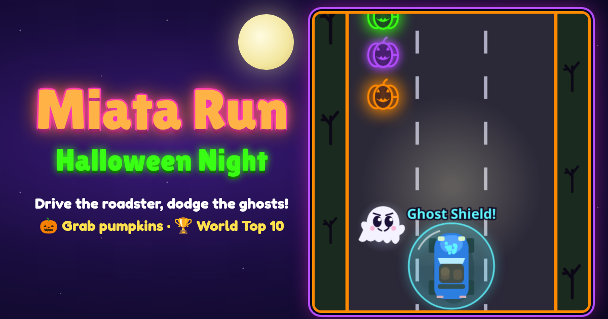 Miata Run: Halloween Night game art